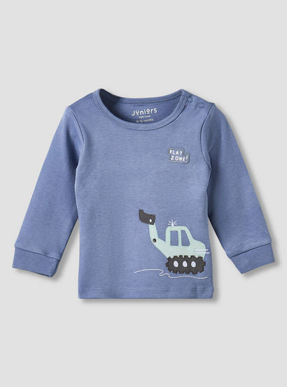 Pack of 2 Juniors Cotton Crew Neck Long Sleeve Pyjama Set with Vehicle Print-baby-boys-clothing-nightwear-pyjamasets-image-5