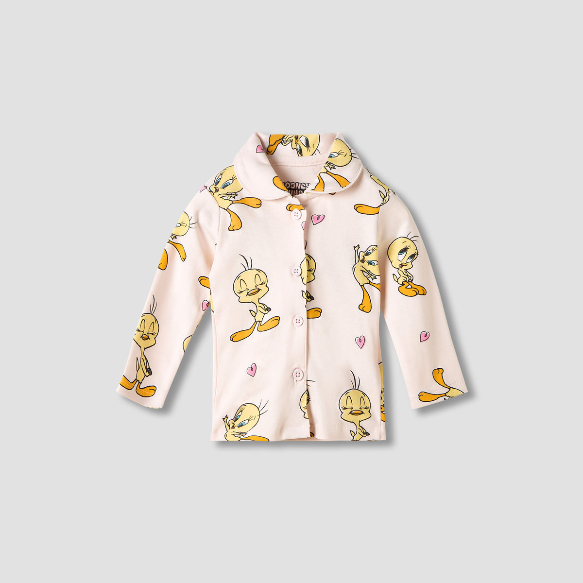 Disney Tweety Print Shirt and Pyjama Set