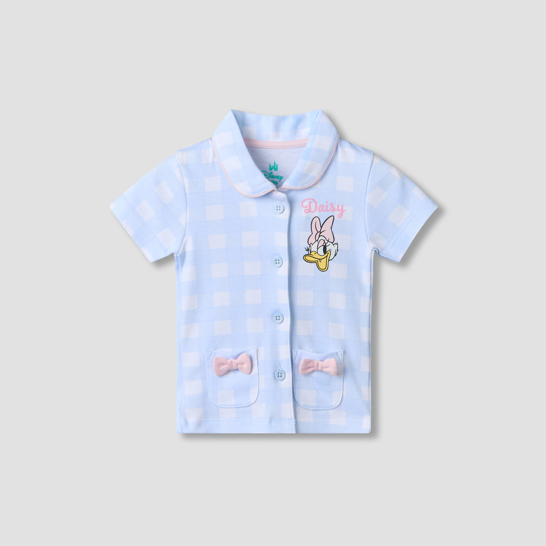 Disney Peter Pan Collar Short Sleeves Shirt and Shorts Set with Daisy Duck Print