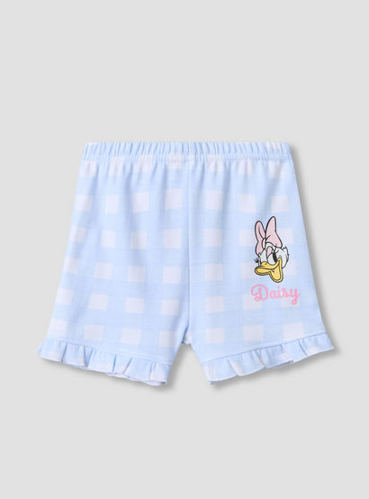 Disney Peter Pan Collar Short Sleeves Shirt and Shorts Set with Daisy Duck Print-baby-girls-clothing-setsandcoords-image-3