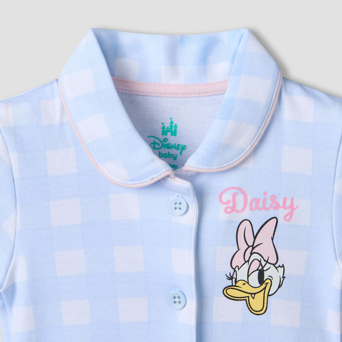 Disney Peter Pan Collar Short Sleeves Shirt and Shorts Set with Daisy Duck Print