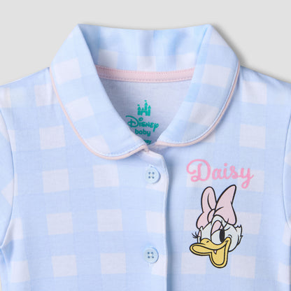 Disney Peter Pan Collar Short Sleeves Shirt and Shorts Set with Daisy Duck Print