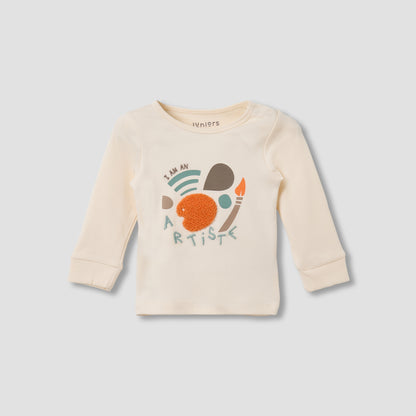 Set of 2 Juniors Cotton Round Neck Long Sleeve Pyjama Set with Snap Button Closure