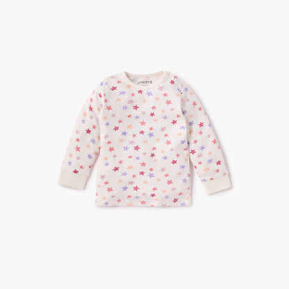 Juniors Printed T-shirt and Pyjama - Set of 3