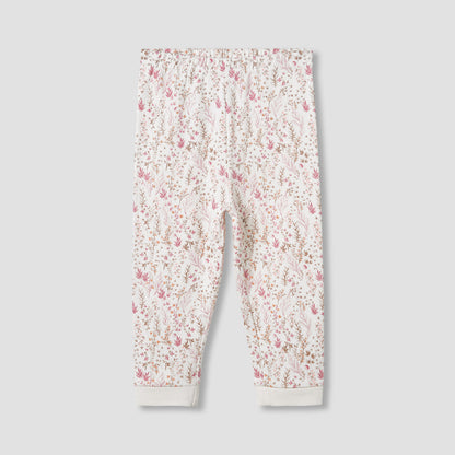 Juniors Pyjama Set with Floral Print - Cotton - Long Sleeves