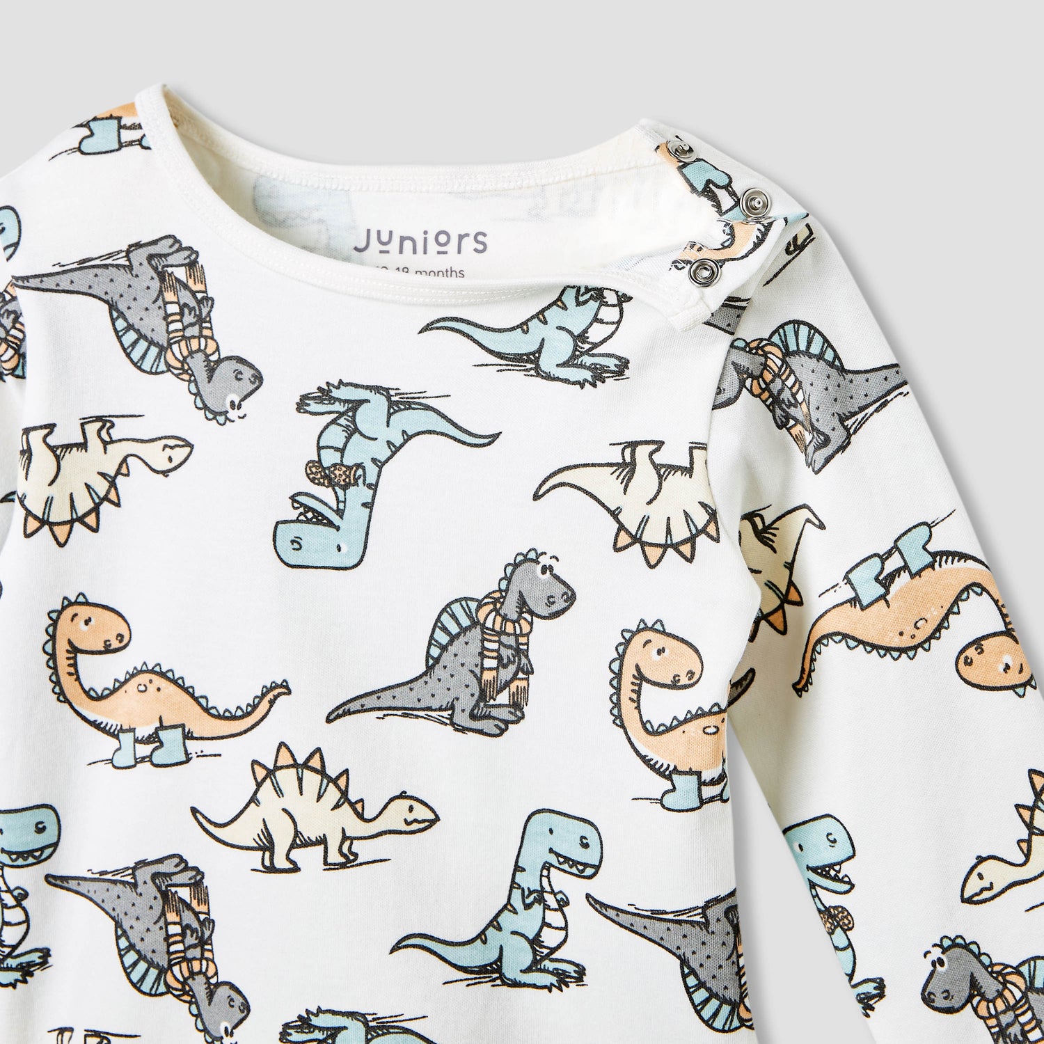 Juniors Dinosaur Print T-shirt and Pyjama Set