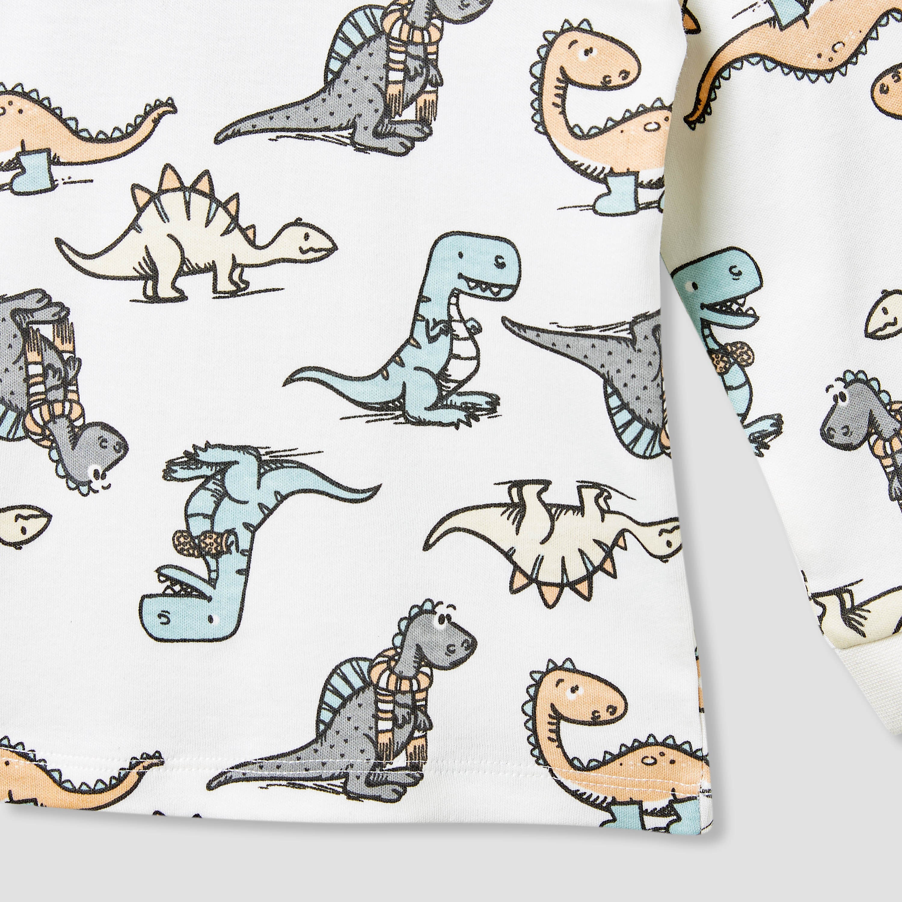 Juniors Dinosaur Print T-shirt and Pyjama Set