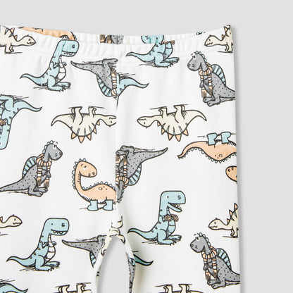 Juniors Dinosaur Print T-shirt and Pyjama Set