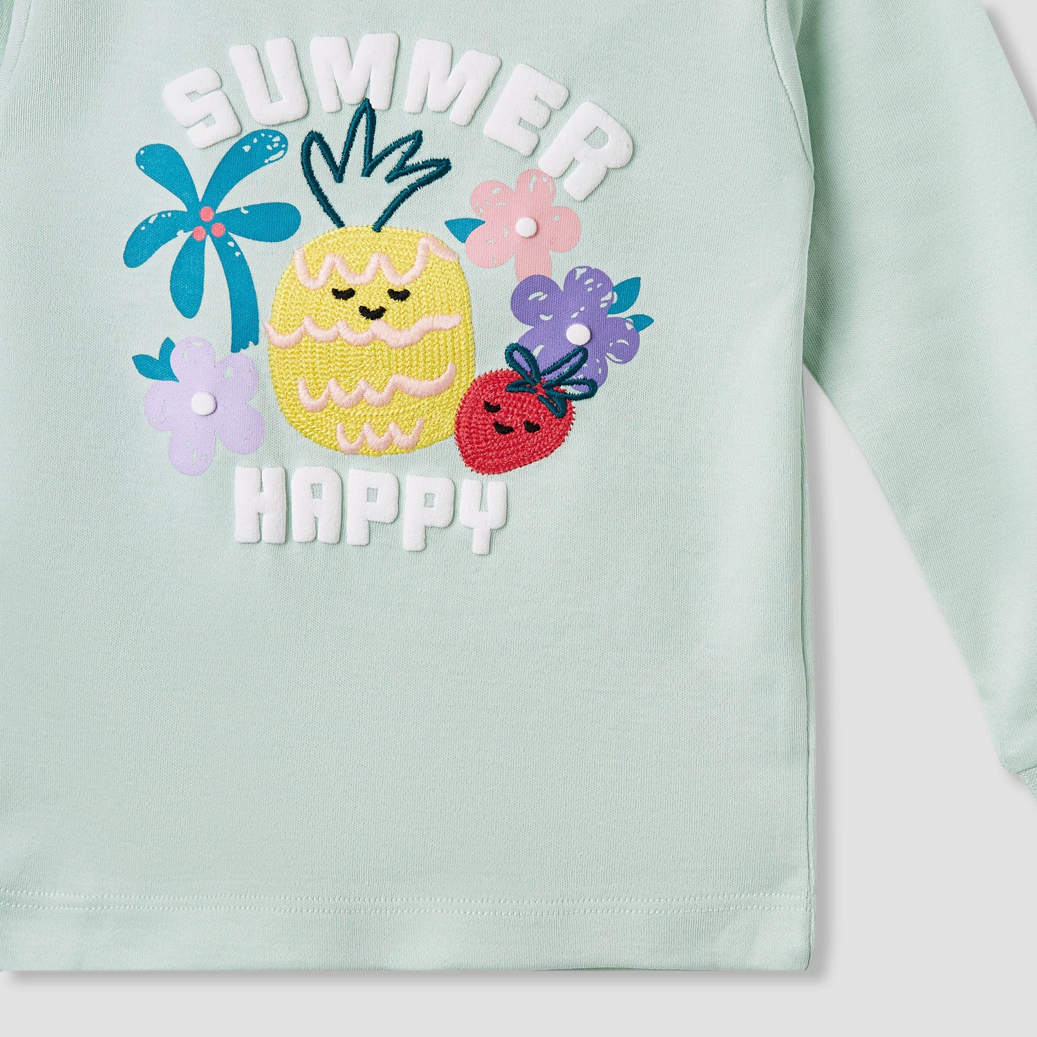 Juniors Printed T-shirt and Pyjama Set