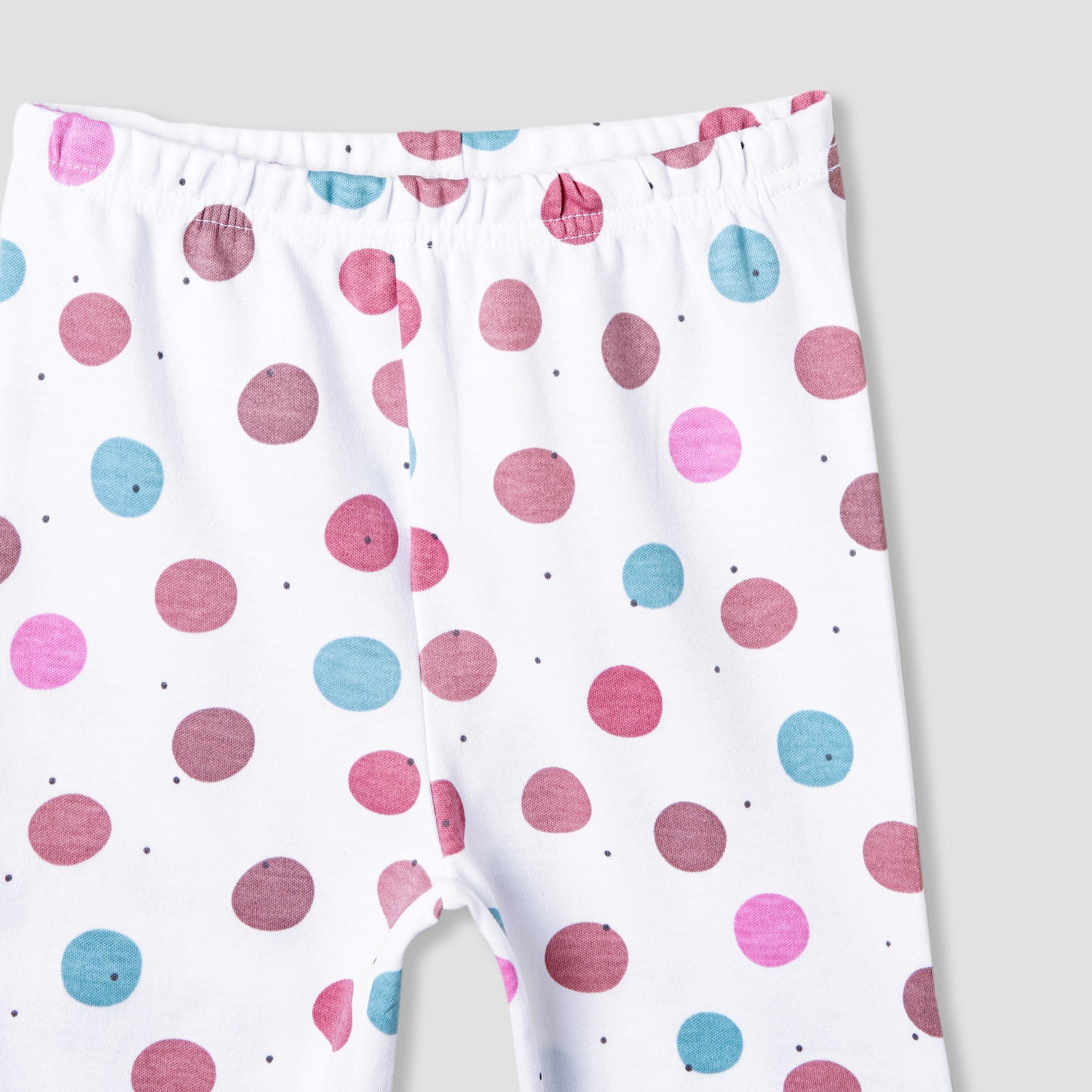 Juniors Embroidered T-shirt and Printed Pyjama Set