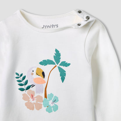 Juniors Printed T-shirt and Pyjama Set