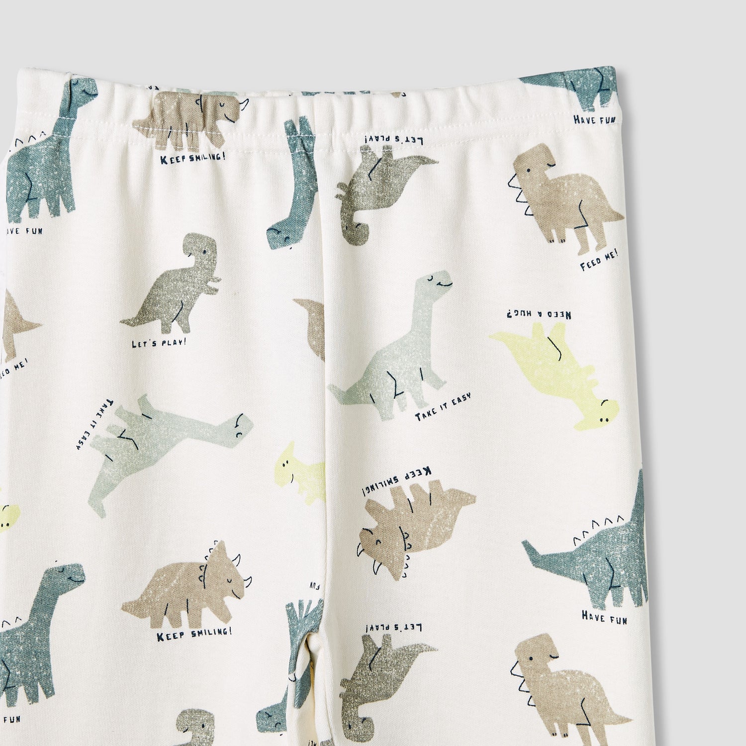 Juniors Dinosaur Print T-shirt and Pyjama Set
