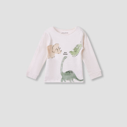 Juniors Dinosaur Print T-shirt and Pyjama Set