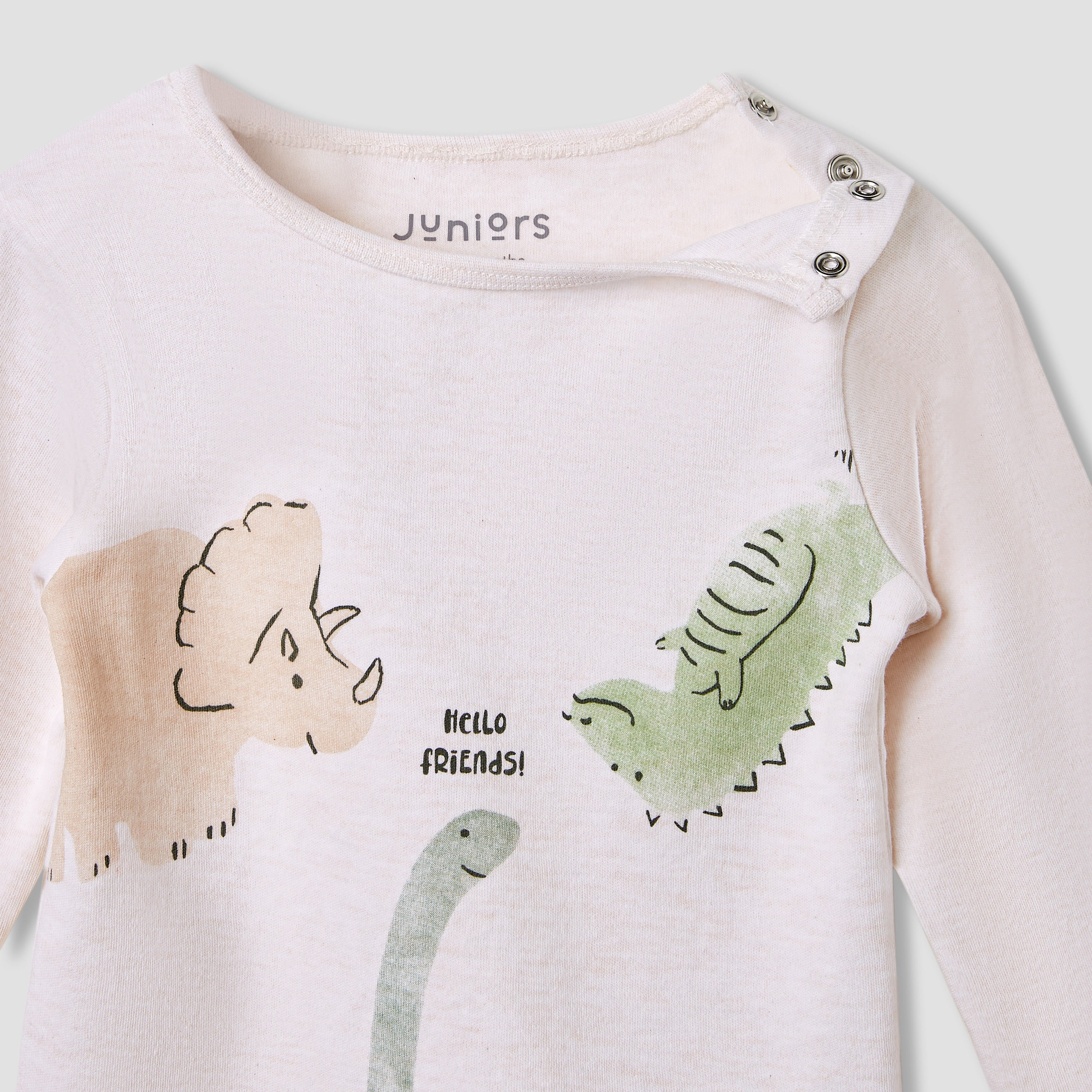 Juniors Dinosaur Print T-shirt and Pyjama Set