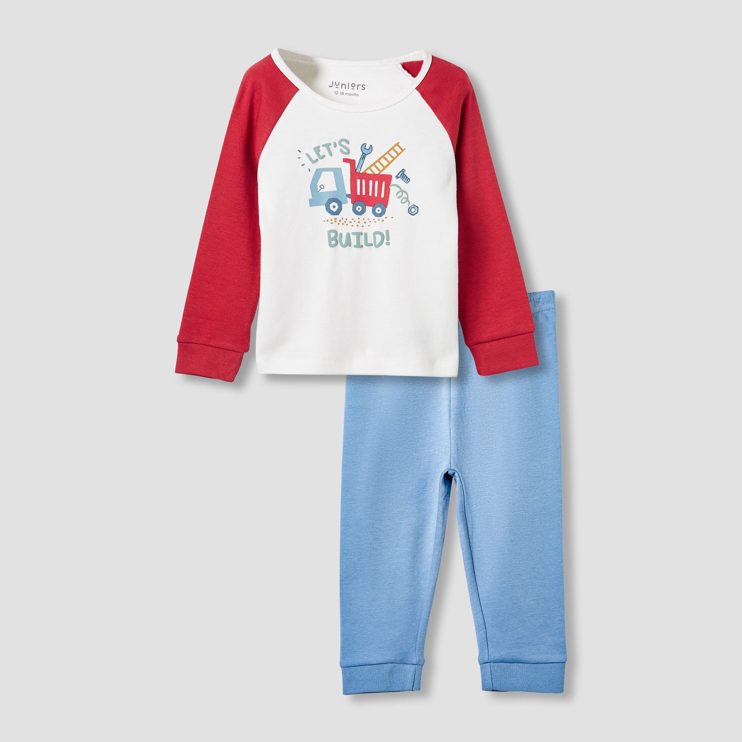 Juniors Graphic Print T-shirt and Pyjama Set