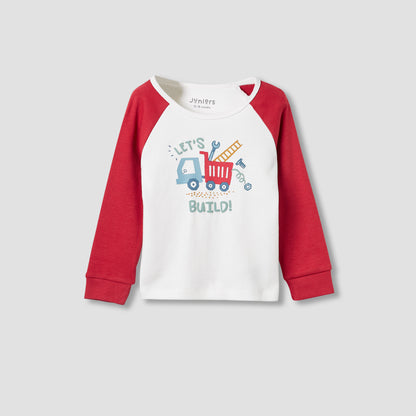 Juniors Graphic Print T-shirt and Pyjama Set