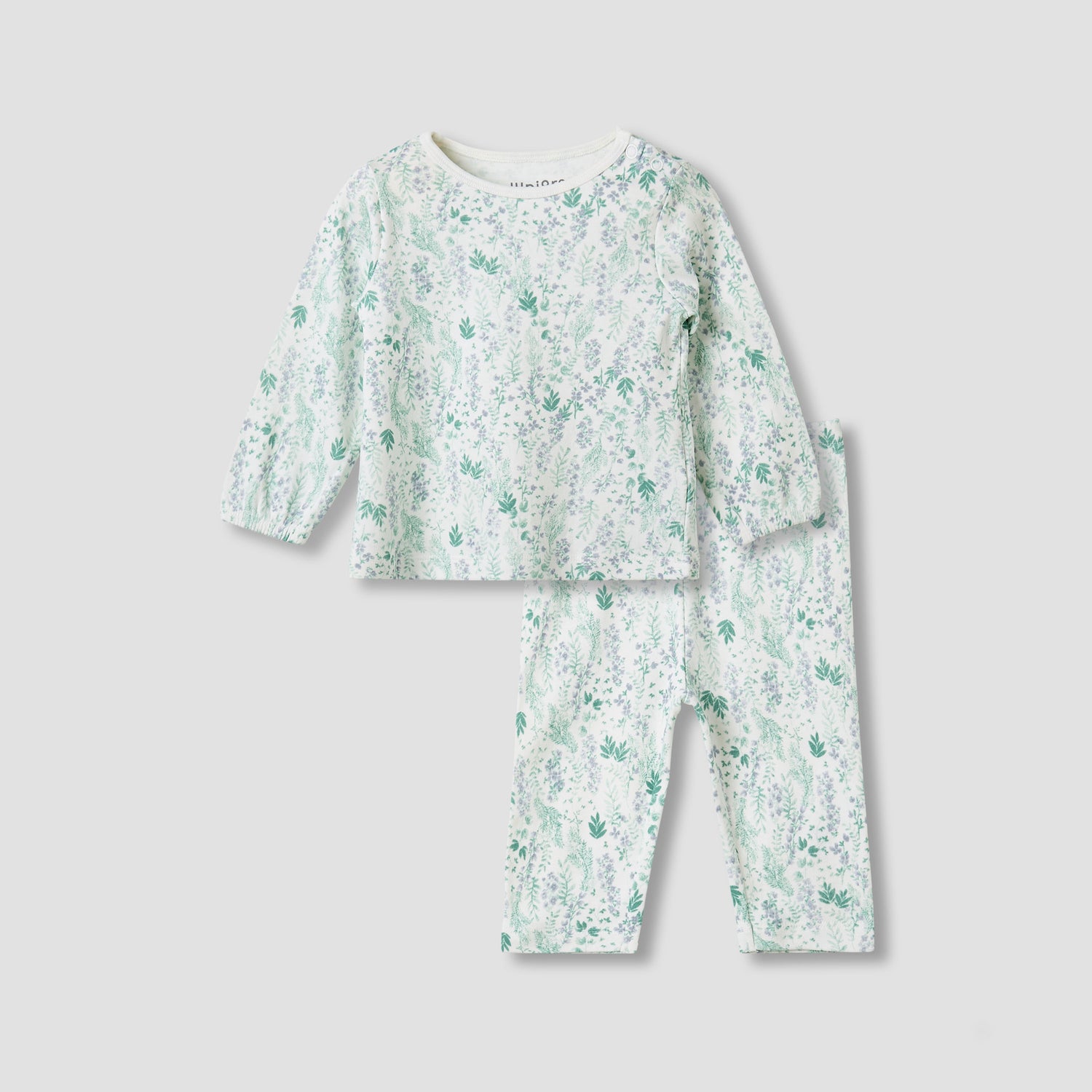 Juniors Floral Print T-shirt and Pyjama Set