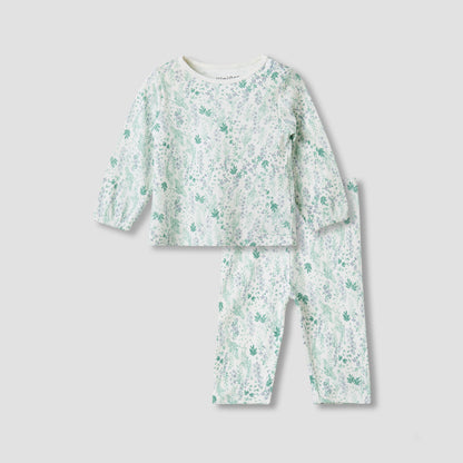Juniors Floral Print T-shirt and Pyjama Set