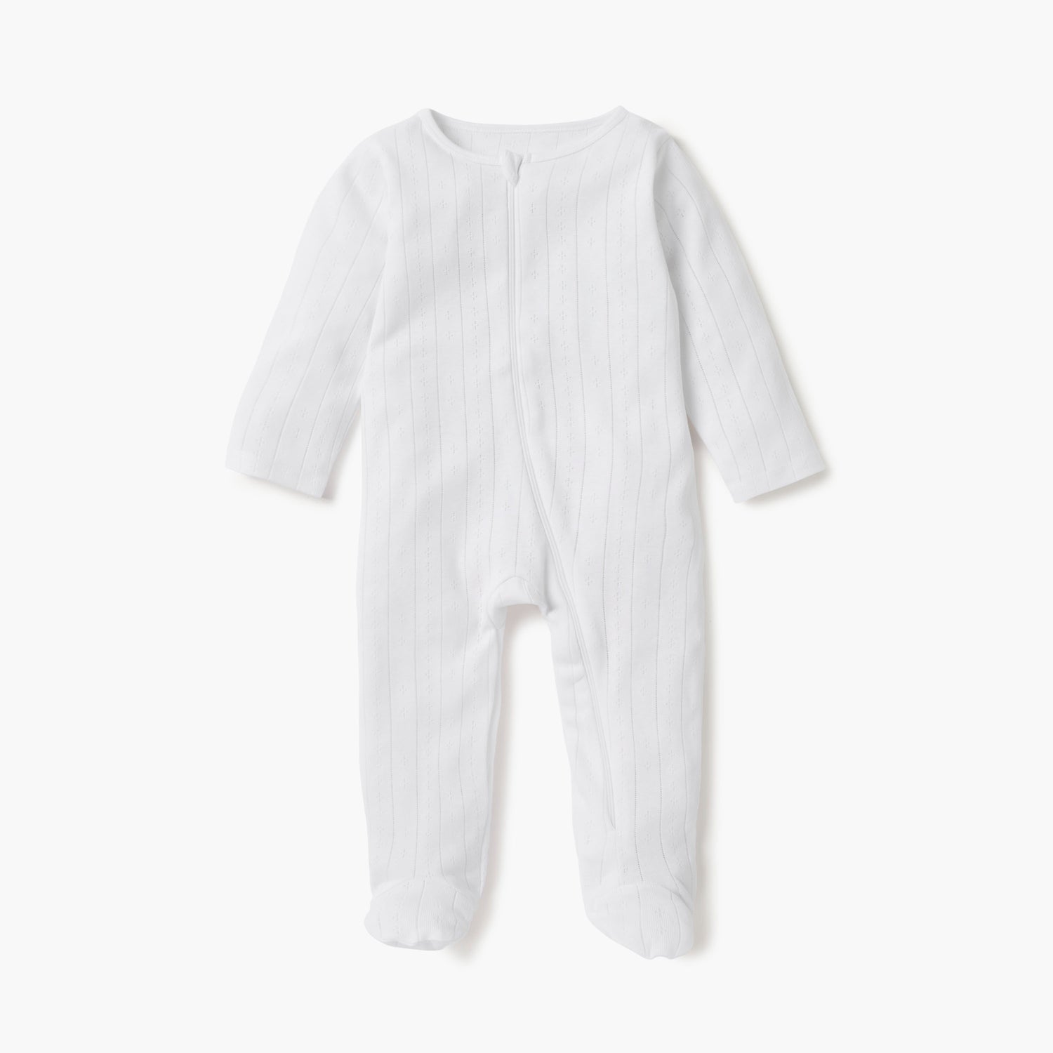 Juniors Striped Closed Feet Sleepsuit with Long Sleeves - Set of 7