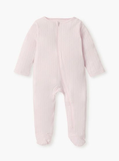 Juniors Striped Closed Feet Sleepsuit with Long Sleeves - Set of 7-baby-girls-clothing-nightwear-sleepsuits-image-5