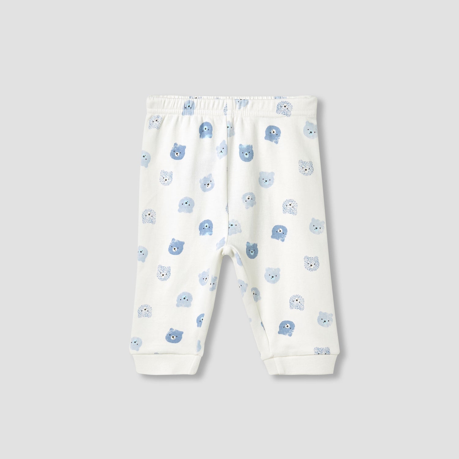 Juniors Pyjama Set with Bear Print - Cotton - Long Sleeves - Round Neck