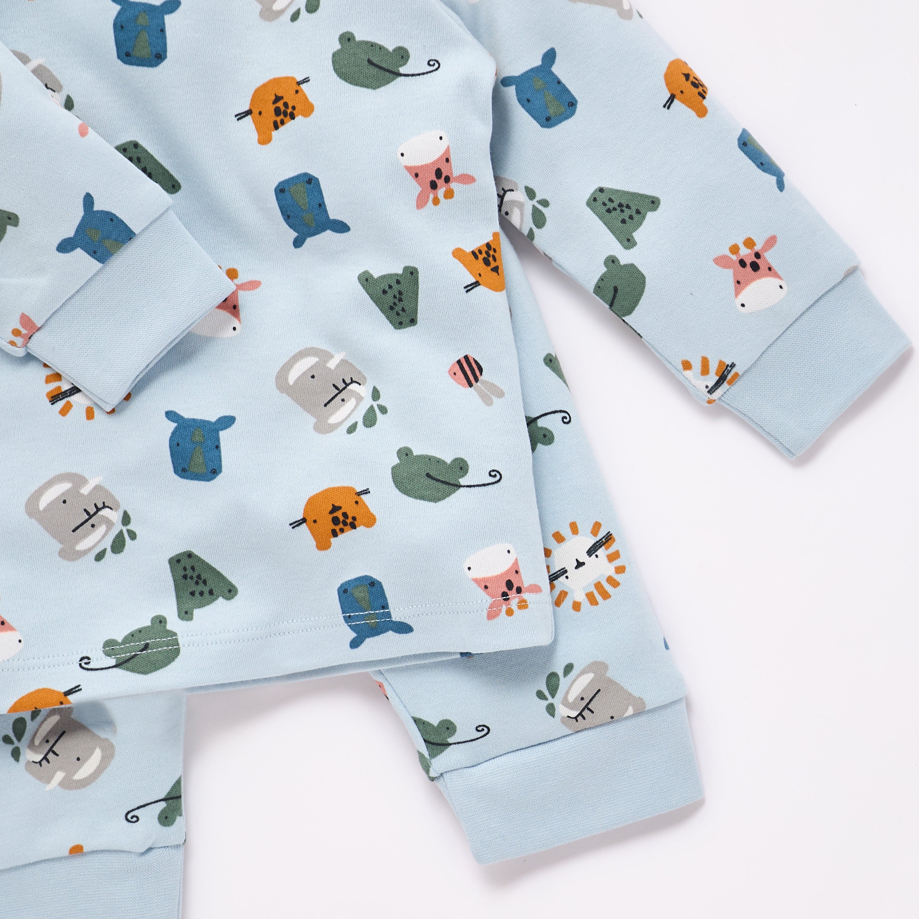 Juniors All-Over Animal Print T-shirt and Pyjama Set