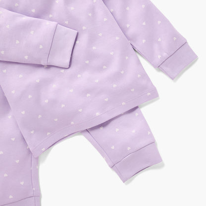 Juniors Heart Print T-shirt and Pyjama Set