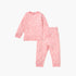 Juniors Polka Dot Print T-shirt and Pyjama Set - Pink / 12-18 mths