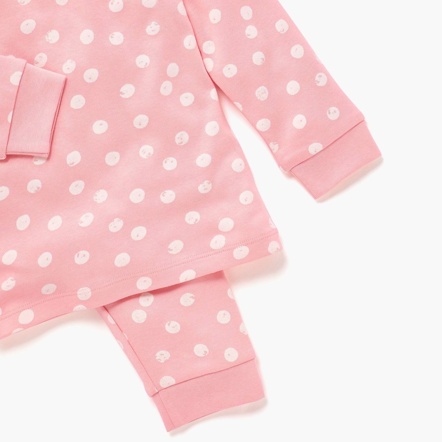 Juniors Polka Dot Print T-shirt and Pyjama Set