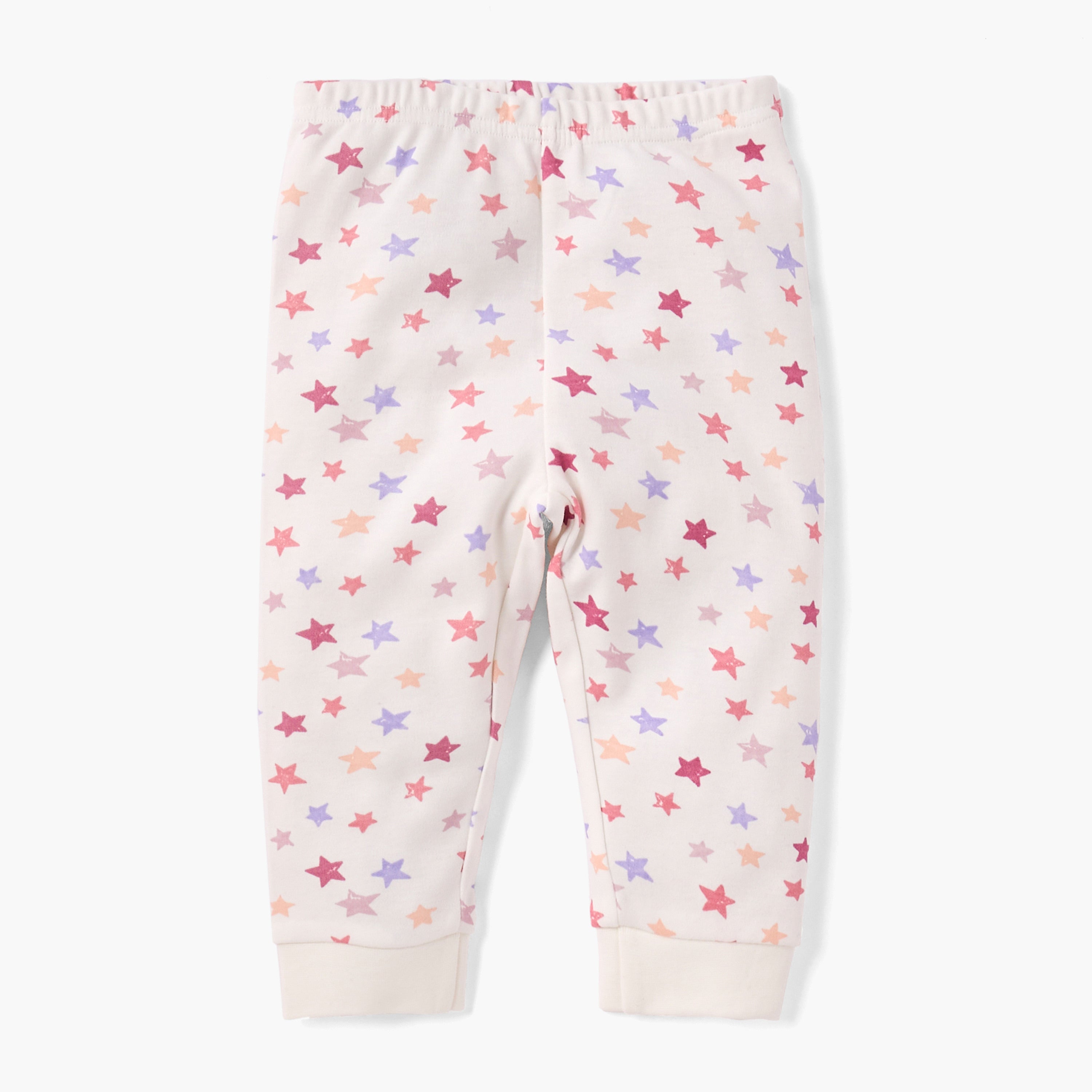 Juniors All-Over Star Print T-shirt and Pyjama Set