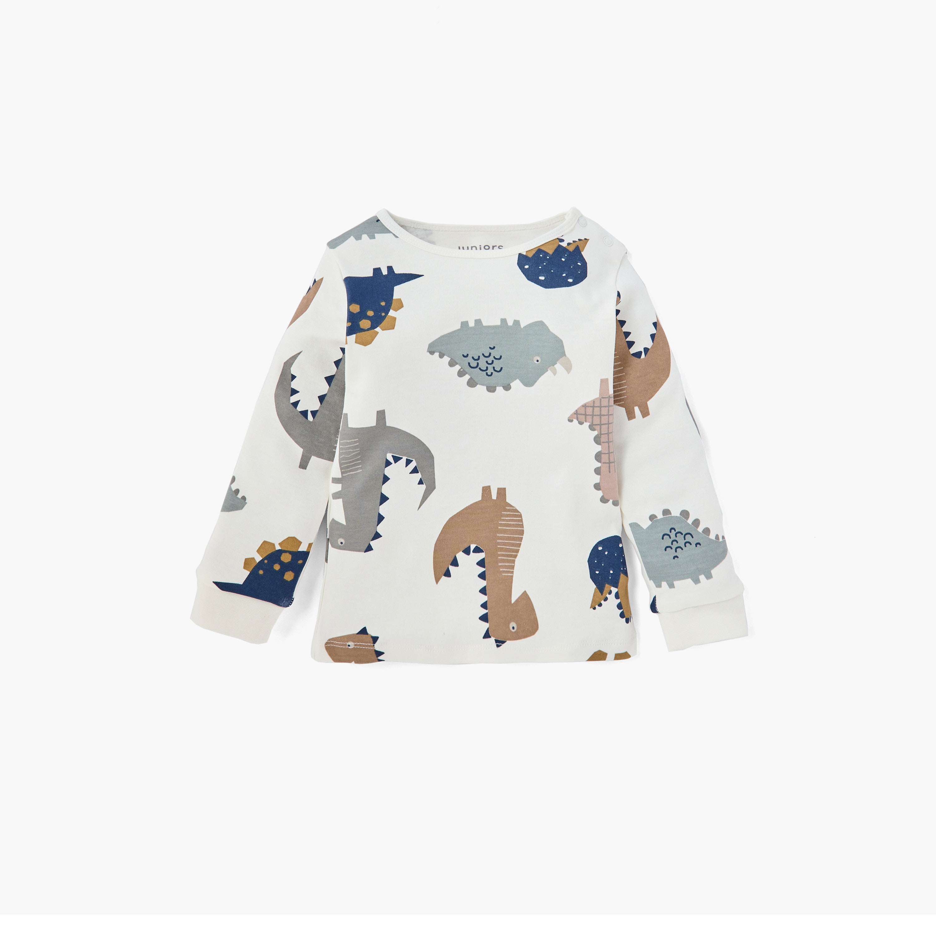 Juniors All-Over Dinosaur Print T-shirt and Pyjama Set