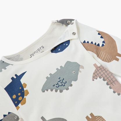 Juniors All-Over Dinosaur Print T-shirt and Pyjama Set