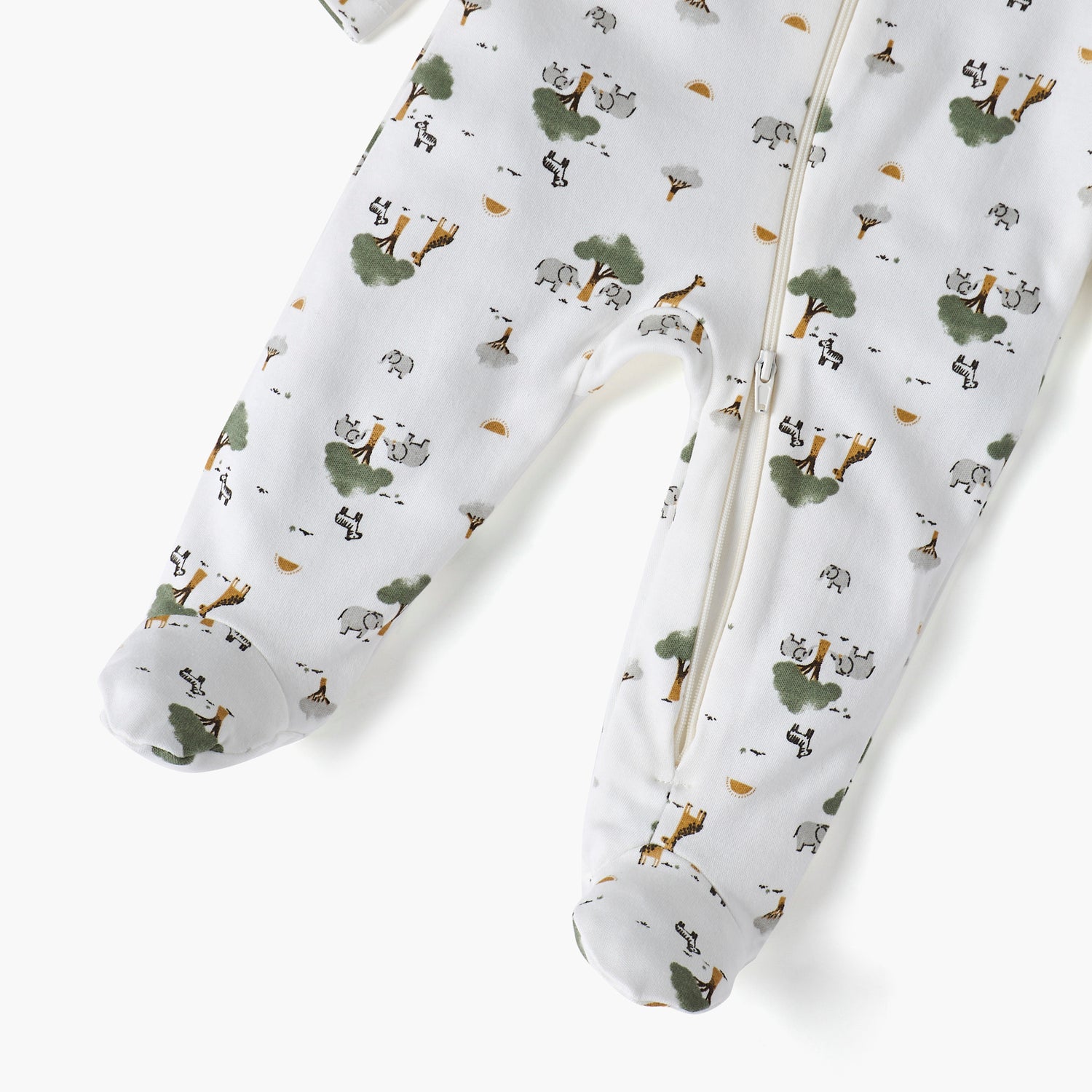 Juniors All-Over Print Closed Feet Sleepsuit with Long Sleeves