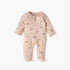 Juniors Snail Print Sleepsuit with Long Sleeves and Zip Closure - Pink / 12-18 mths