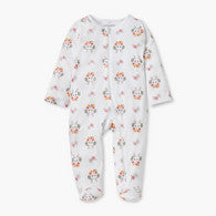 Juniors All-Over Bunny Print Closed Feet Sleepsuit with Long Sleeves-undefined-image-1