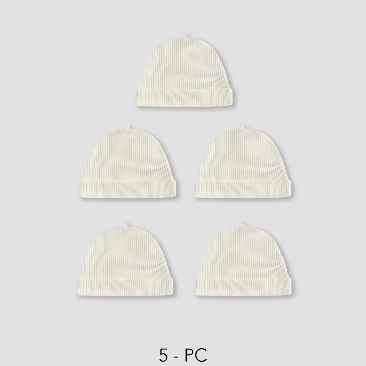 Juniors Beanie with Cotton Material - Set of 5