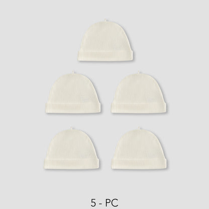 Juniors Beanie with Cotton Material - Set of 5