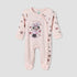 Disney Cotton Crew Neck Long Sleeves Sleepsuit with Minnie Mouse Applique - Pink / 12-18 mths