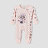 Disney Cotton Crew Neck Long Sleeves Sleepsuit with Minnie Mouse Applique - Pink / 12-18 mths