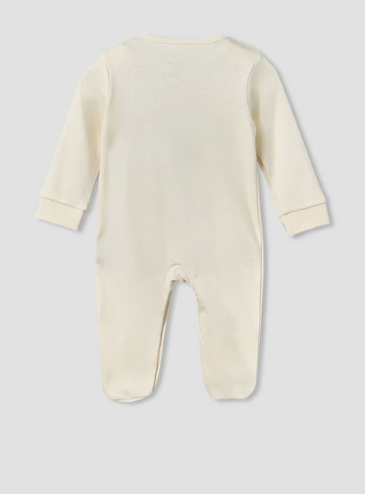 Disney Cotton Crew Neck Long Sleeves Sleepsuit with Mickey Mouse Print-baby-boys-clothing-nightwear-sleepsuits-image-3