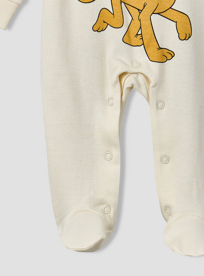 Disney Cotton Crew Neck Long Sleeves Sleepsuit with Mickey Mouse Print-baby-boys-clothing-nightwear-sleepsuits-image-5