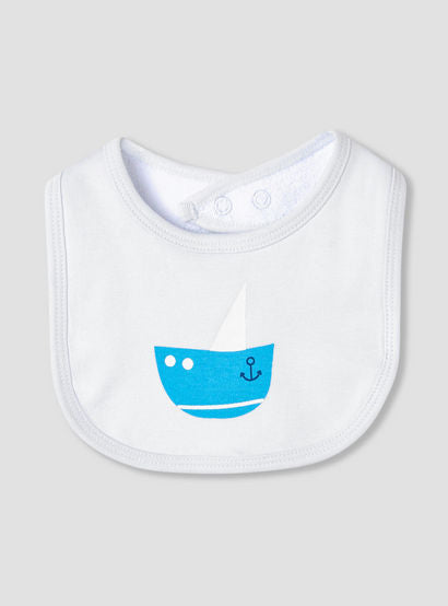 Juniors Round Neck Sleepsuit with Bib - Cotton - Long Sleeves-baby-boys-clothing-nightwear-sleepsuits-image-4