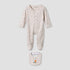 Juniors Crew Neck Sleepsuit with Bib - Cotton - Long Sleeves - Grey / 12-18 mths