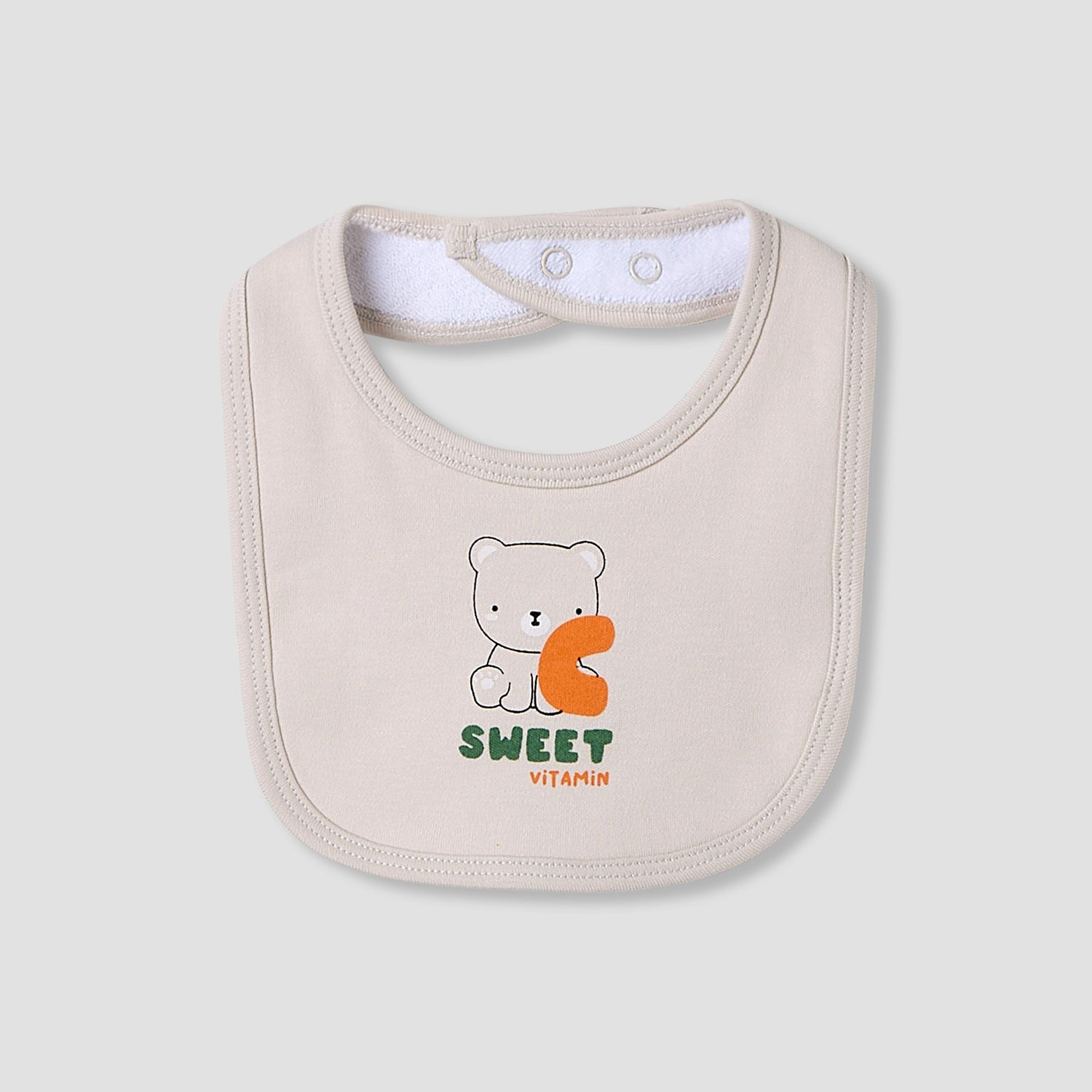 Juniors Crew Neck Sleepsuit with Bib - Cotton - Long Sleeves