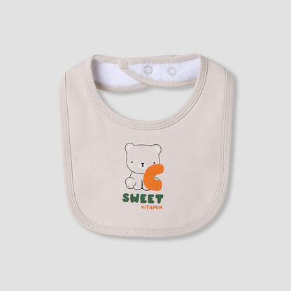 Juniors Crew Neck Sleepsuit with Bib - Cotton - Long Sleeves