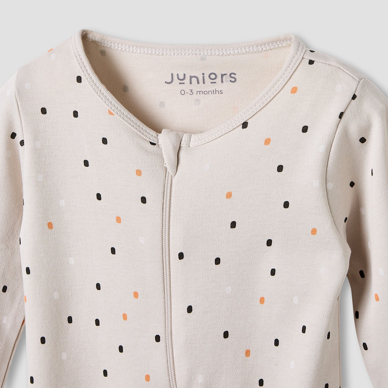 Juniors Crew Neck Sleepsuit with Bib - Cotton - Long Sleeves