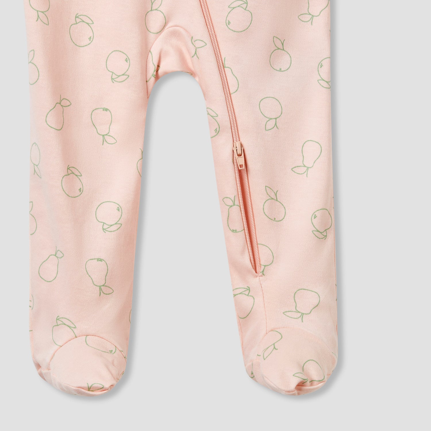Juniors Round Neck Sleepsuit with Closed Feet - Cotton - Long Sleeves