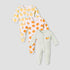 Pack of 3 Juniors Cotton Round Neck Long Sleeves Sleepsuit with Zip Closure - Multicolour / 12-18 mths