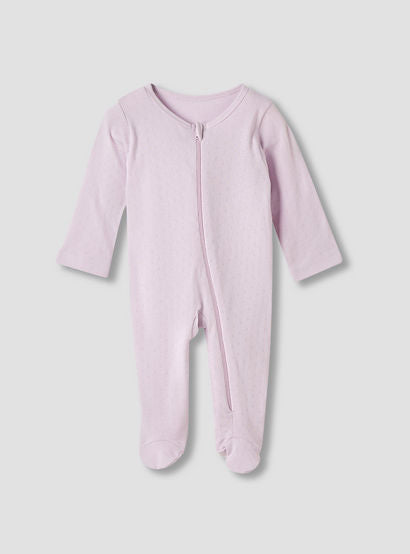 Juniors Floral Print Sleepsuit with Long Sleeves - Set of 5-baby-girls-clothing-nightwear-sleepsuits-image-3