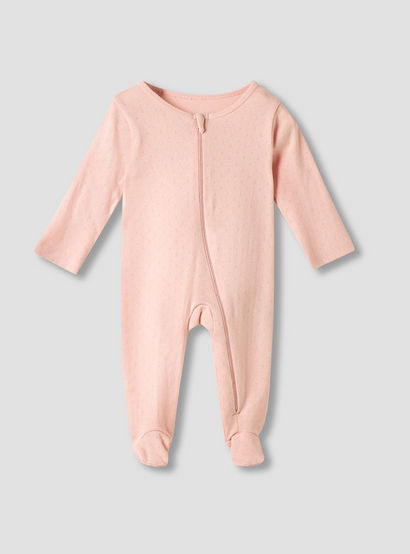 Juniors Floral Print Sleepsuit with Long Sleeves - Set of 5-baby-girls-clothing-nightwear-sleepsuits-image-5